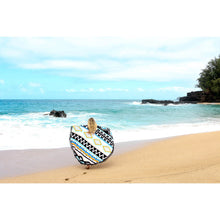 Load image into Gallery viewer, The Chella - Round Beach Towel with Fringe

